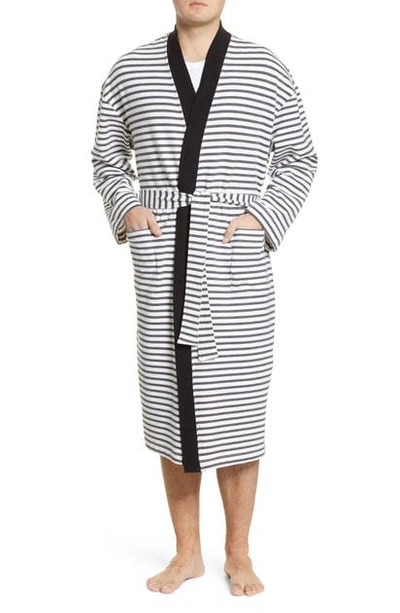 Shop Majestic City Line Robe In Stripe