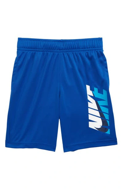 Shop Nike Dry Amplify Athletic Shorts In Game Royal