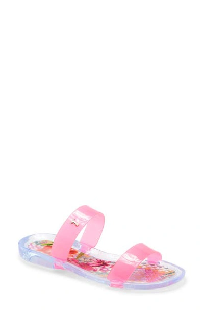 Shop Ted Baker Jellies Slide Sandal In Pink