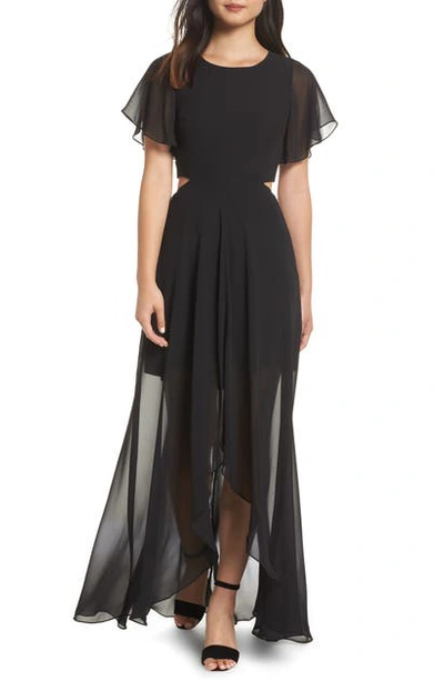 Shop Ali & Jay Cutout Maxi Dress In Black