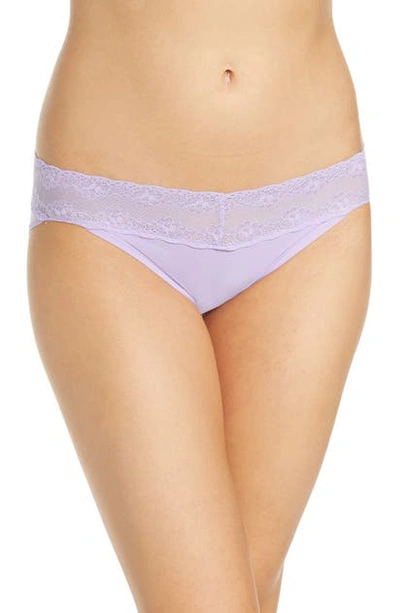 Shop Natori Bliss Perfection Bikini In Violet Tulip