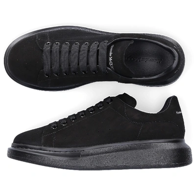Alexander Mcqueen Black Suede Oversized Sneakers | ModeSens