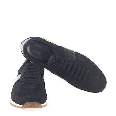 Shop Tom Ford Sneaker Suede Black