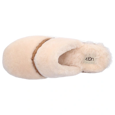 Shop Ugg Hausschuhe Dalla Lamb Fur Logo Pale Pink In Beige