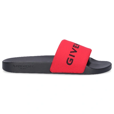 Shop Givenchy Beach Sandals Slide In Black