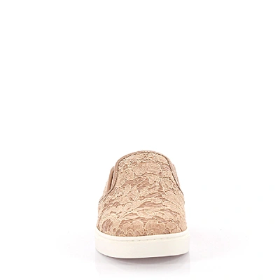 Shop Dolce & Gabbana Slip On Shoes In Beige
