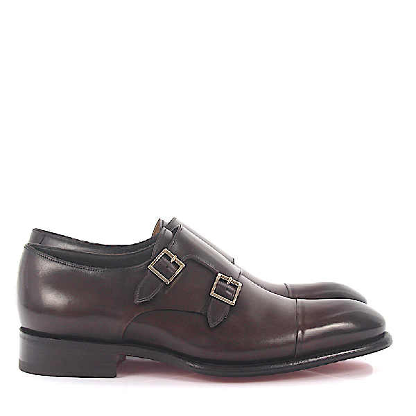 santoni monk strap shoes