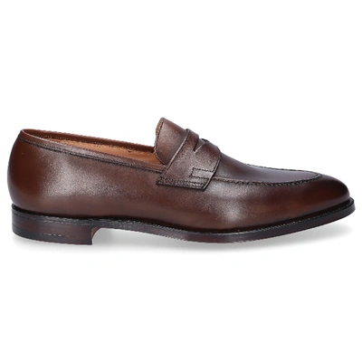 Shop Crockett & Jones Loafers Sydney In Brown