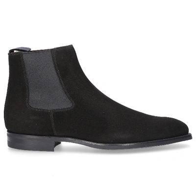 Shop Crockett & Jones Chelsea Boots Lingfield Black