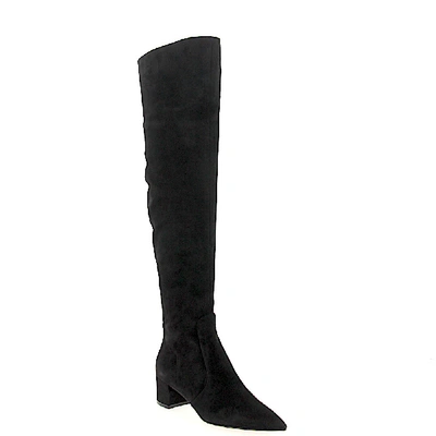 Shop Gianvito Rossi Boots G80652 Suede In Black