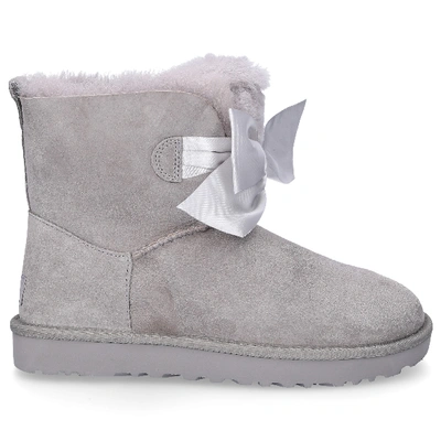 Shop Ugg Ankle Boots Grey Gita Bow
