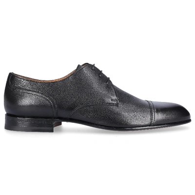 Shop Moreschi Business Shoes Derby 042639 Calfskin In Black
