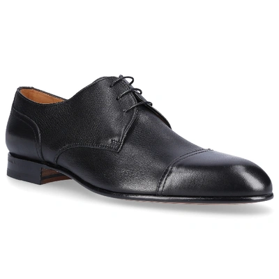 Shop Moreschi Business Shoes Derby 042639 Calfskin In Black