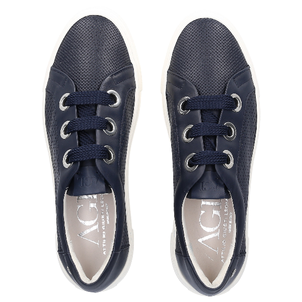 agl perforated platform sneaker
