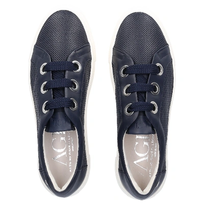 Shop Agl Attilio Giusti Leombruni Low-top Sneakers 925173 In Blue