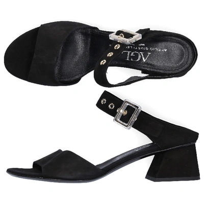 Shop Agl Attilio Giusti Leombruni Sandals D651001 In Black