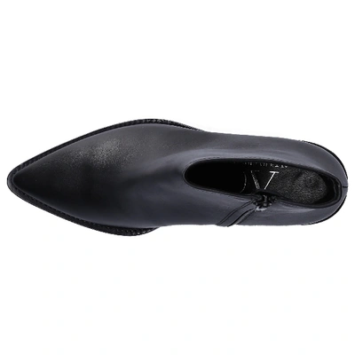 Shop Agl Attilio Giusti Leombruni Classic Ankle Boots D239508 Calfskin In Black