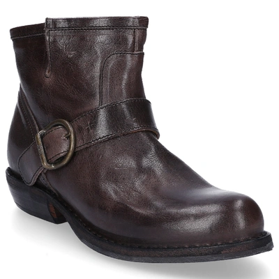Shop Fiorentini + Baker Ankle Boots Black Chad In Grey