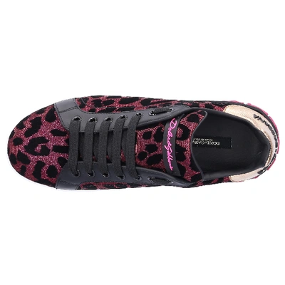 Shop Dolce & Gabbana Low-top Sneakers Portofino In Pink