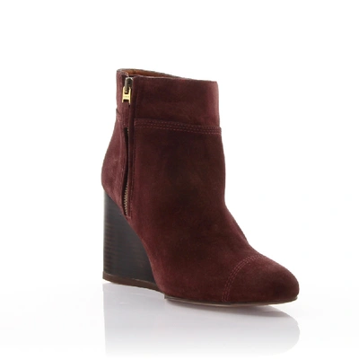 Shop Lanvin Ankle Boots Red