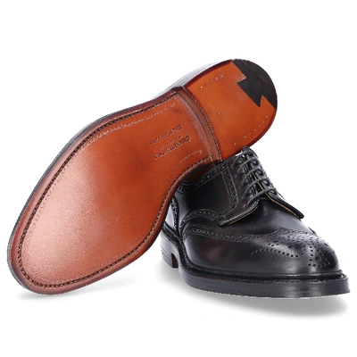 Shop Crockett & Jones Business Shoes Budapester Cordovan Leather In Black
