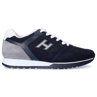 Shop Hogan Flat Shoes Blue H321