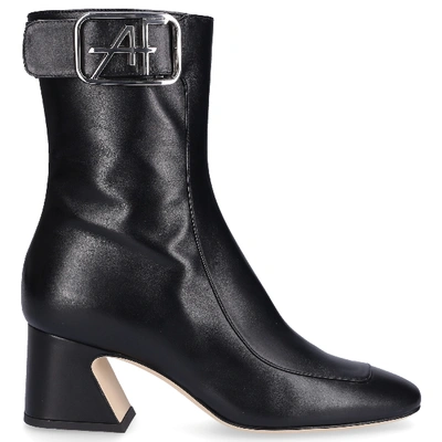 Shop Alberta Ferretti Ankle Boots Black A2102