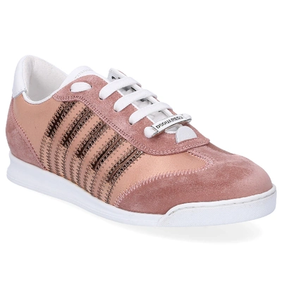 Shop Dsquared2 Low-top Sneakers New Runner In Pink