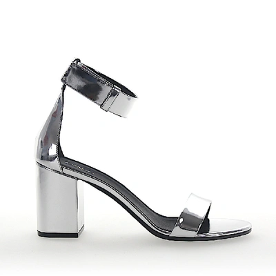 Shop Balenciaga Strappy Sandals In Silver