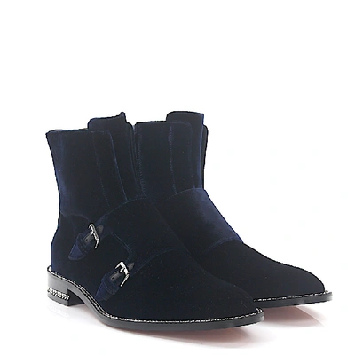 Shop Givenchy Ankle Boots Be09220 In Blue