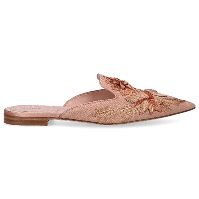 Shop Alberta Ferretti Slip On Shoes 11221 In Pink