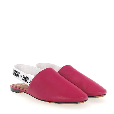 Shop Givenchy Slip On Shoes Be2003 City-paris Calfskin Logo Pink