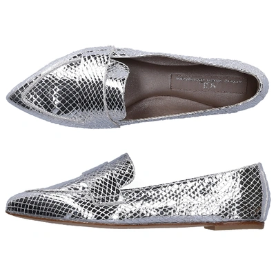 LOAFER 538056 KALBSLEDER  SILBER