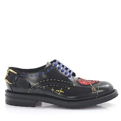 Shop Dolce & Gabbana Women Lace Up Shoes In Black