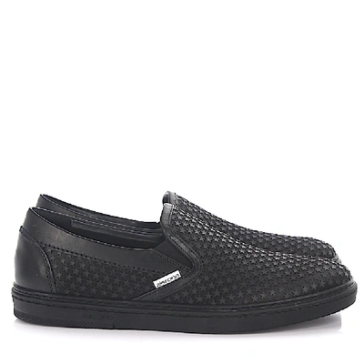 Shop Jimmy Choo Slip-on Shoes In Black