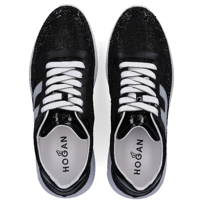 Shop Hogan Low-top Sneakers H371 In Black