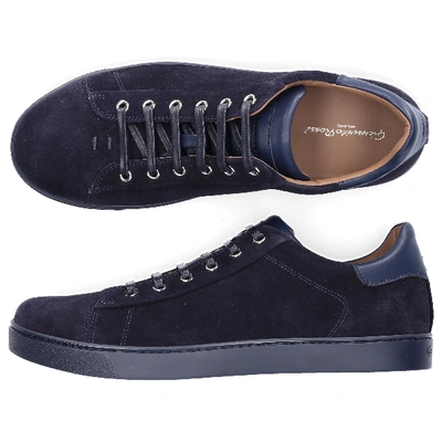 Shop Gianvito Rossi Sneakers Blue Low Top
