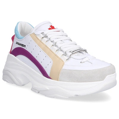 Shop Dsquared2 Low-top Sneakers Bumpy 251 In White