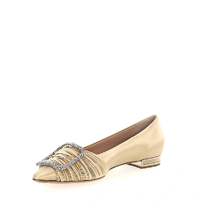 Shop Casadei Classic Ballet Flats 1a088 In Beige