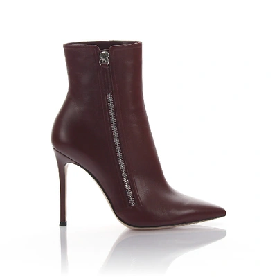Shop Gianvito Rossi Ankle Boots G70050  Calfskin In Red