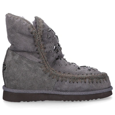 Mou Ankle Boots Grey New Stones | ModeSens