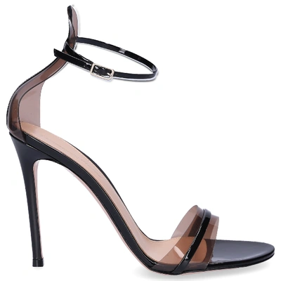 Shop Gianvito Rossi Strappy Sandals G String In Black