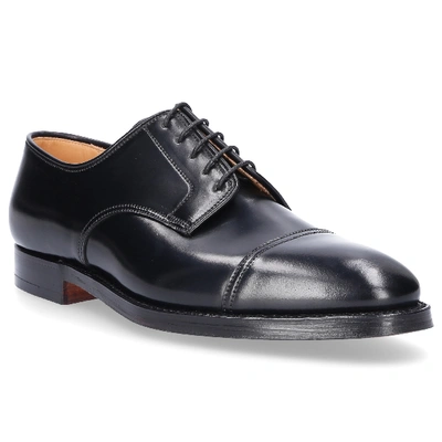 Shop Crockett & Jones Business Shoes Derby Empire Cordovan Leather In Black
