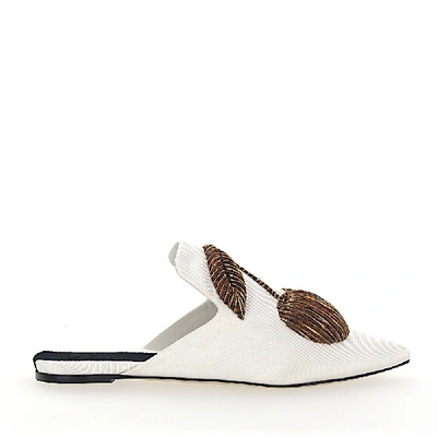 Shop Sanayi313 Slip On Shoes 102721 Textile In White