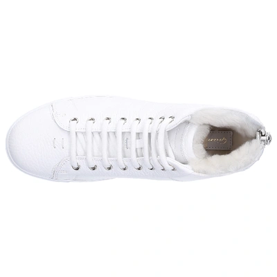 Shop Gianvito Rossi High-top Sneakers Peter In White