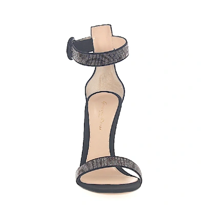 Shop Gianvito Rossi Strappy Sandals In Black