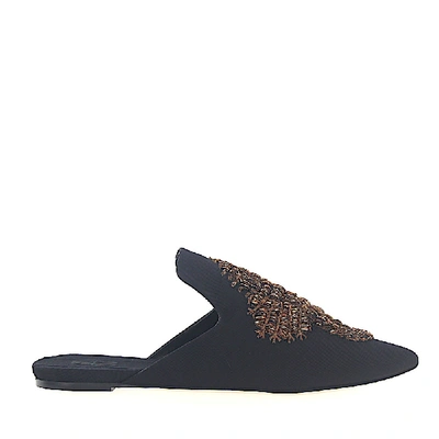 Shop Sanayi313 Slip On Shoes 112840 Textile In Black