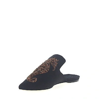 Shop Sanayi313 Slip On Shoes 112840 Textile In Black