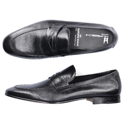 Shop Moreschi Loafers 041595 Calfskin In Black