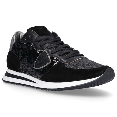 Shop Philippe Model Low-top Sneakers Trpx In Black